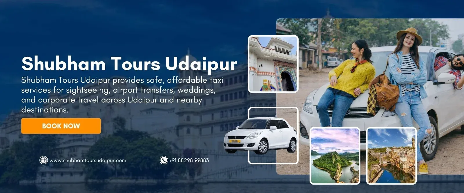 Best Taxi Service in Udaipur for Sightseeing, Airport Transfers & Rajasthan Tours