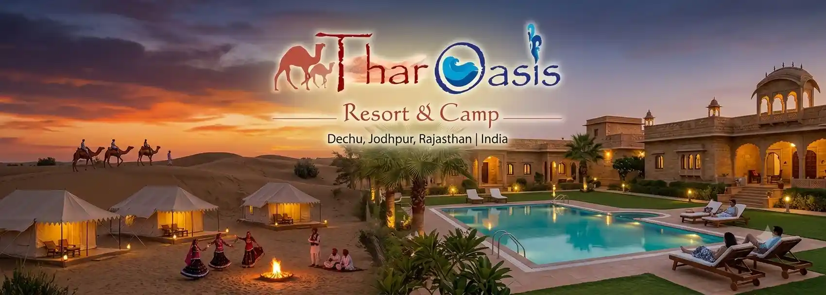 Best Resort in Dechu, Jodhpur is The Thar Oasis Resort & Camp