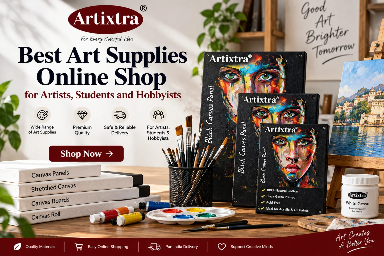 Best Art Supplies Online Shop for Artists, Students and Hobbyists